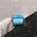 Luminous Shiny Quicksand Earphone Case Cover For AirPods Pro 4 3 2 1 Luxury Headphone Moving Sand Funda Protective Hard Bag